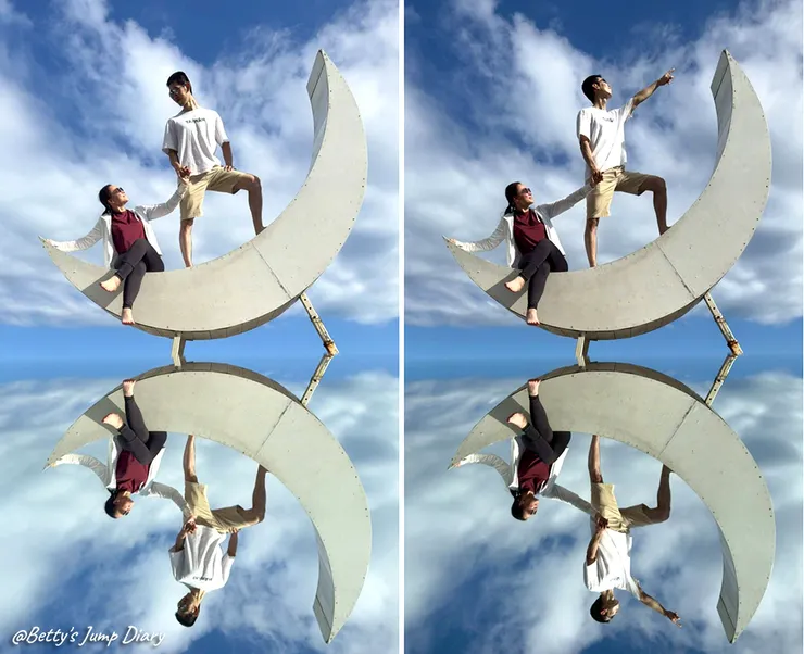 ▲花蓮曼波海灘沙灘車天空之鏡/圖片來源:Betty's Jump Diary