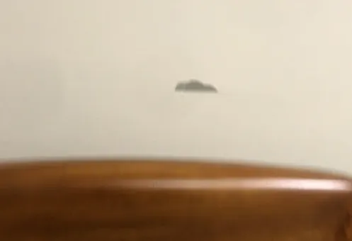 掉漆處原本的樣子，我有把膨起來的漆剝掉，所以露出水泥的面積更大片了些