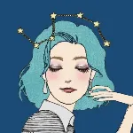 哲學女子的塔羅占卜的沙龍