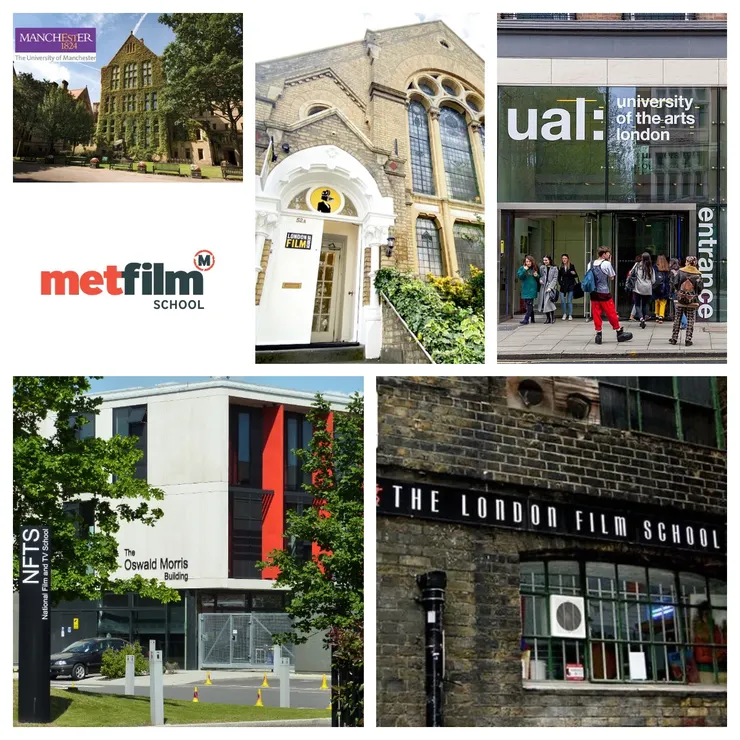 NFTS（左下）、LFS（右下） 是英國電影留學的夢幻院校！