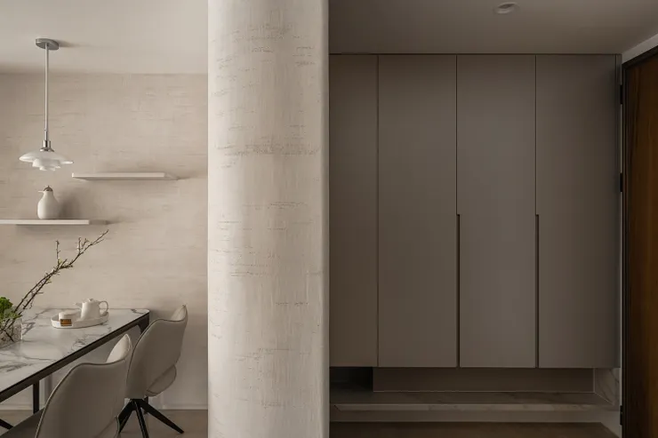 (案例呈現：不管多少科技與狠活，綠、淨、靜就是我要的現代簡約風｜高雄藝瓦室內設計)