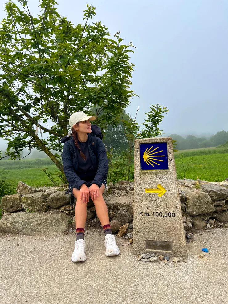 走了14公里了！還有100公里～～😆