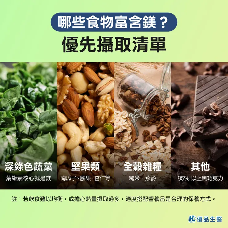 富含鎂的食物