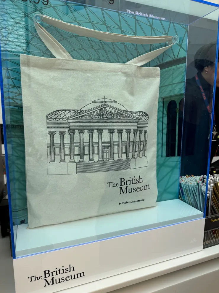 我覺得很值得購入的大英博物館帆布購物袋