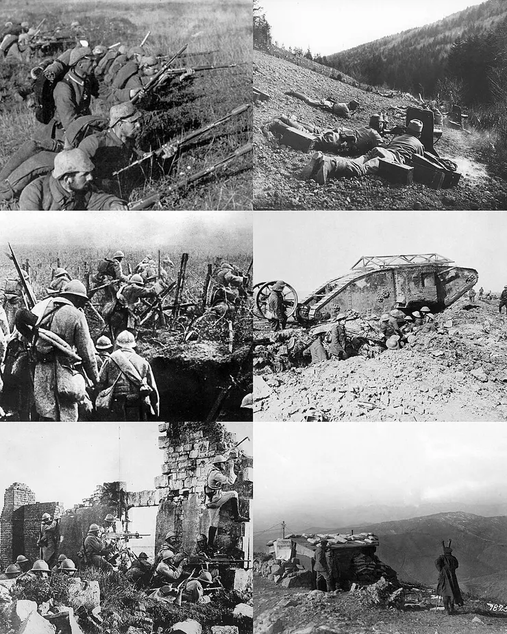一次世界大戰的圖片(來源：維基百科)