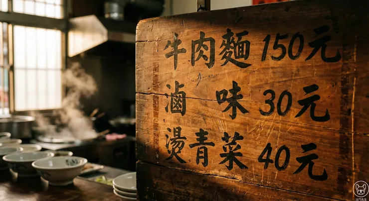 Gemini 3 Banana Pro 實測：台灣牛肉麵價目表全中文生成指令示範