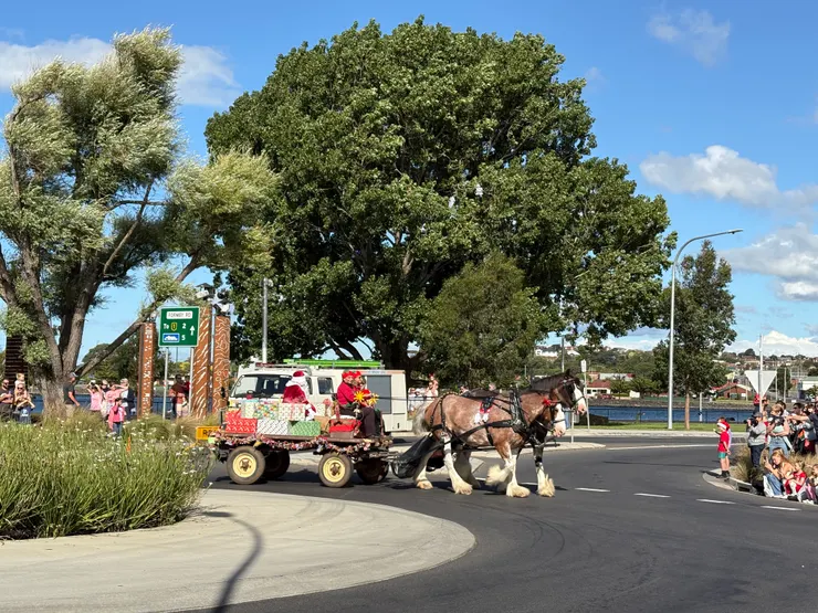 馬兒一出現，馬上吸引大家的目光。