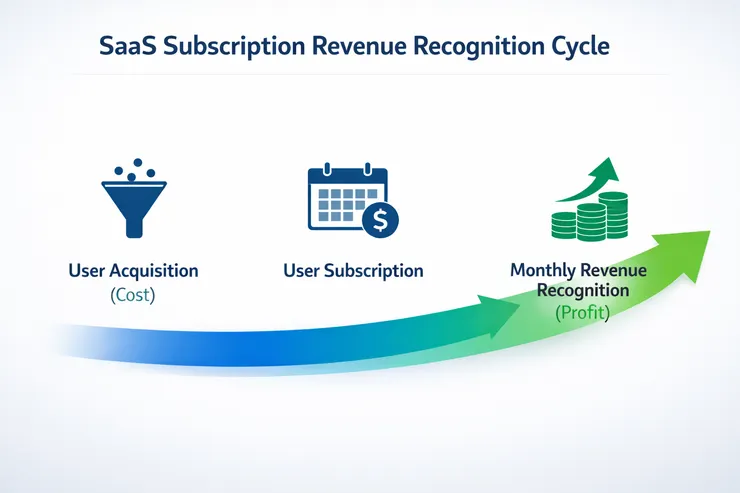 訂閱制服務（SaaS）的收入認列週期