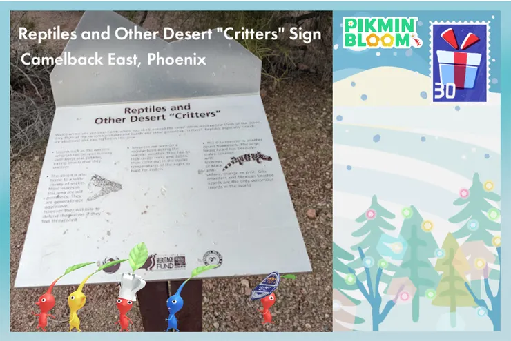Reptiles and Other Desert "Critters" Sign