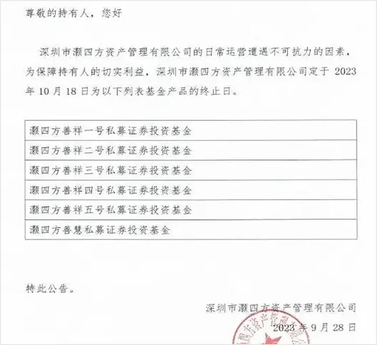 圖片來源：深圳灝四方資產管理公司