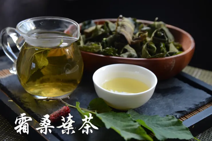 季節限定的霜桑葉茶, 芳甘清香,又可有效舒緩秋燥的各種不適