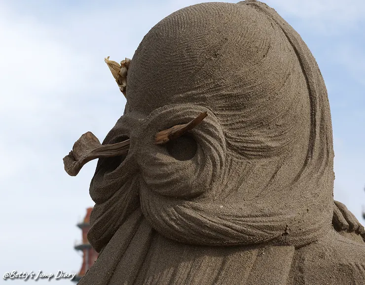 ▲2025苗栗「通霄沙雕藝術節」逍遙沙城/圖片來源：Betty's Jump Diary