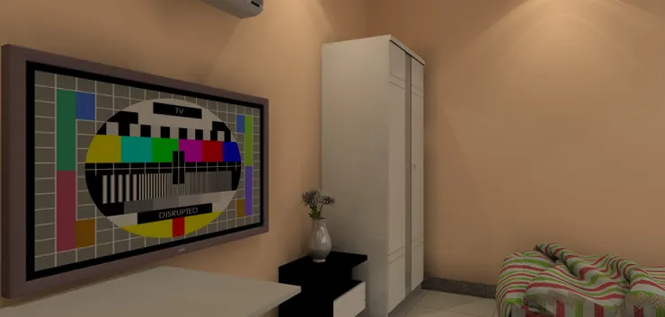 所有值錢的家當都收在衣櫃了。