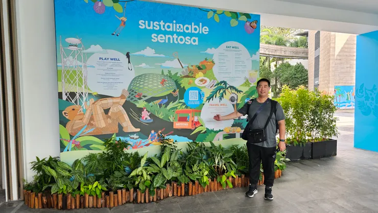 我在新加坡聖淘沙!