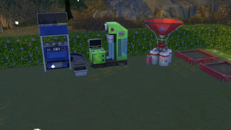 後院有收集雨水、廢物處理的環保設施，不過沒什麼作用。