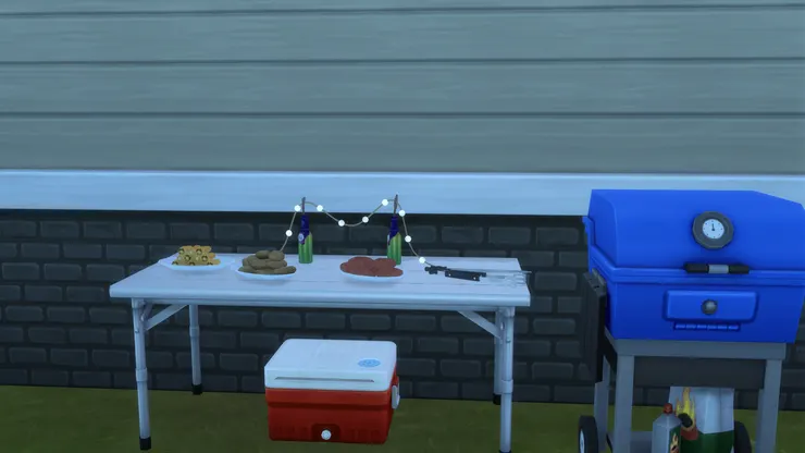 我覺得桌子上的燈十分重要,用來查看食物到底熟了沒有。