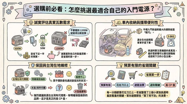 選購前必看：怎麼挑選最適合自己的入門電源？