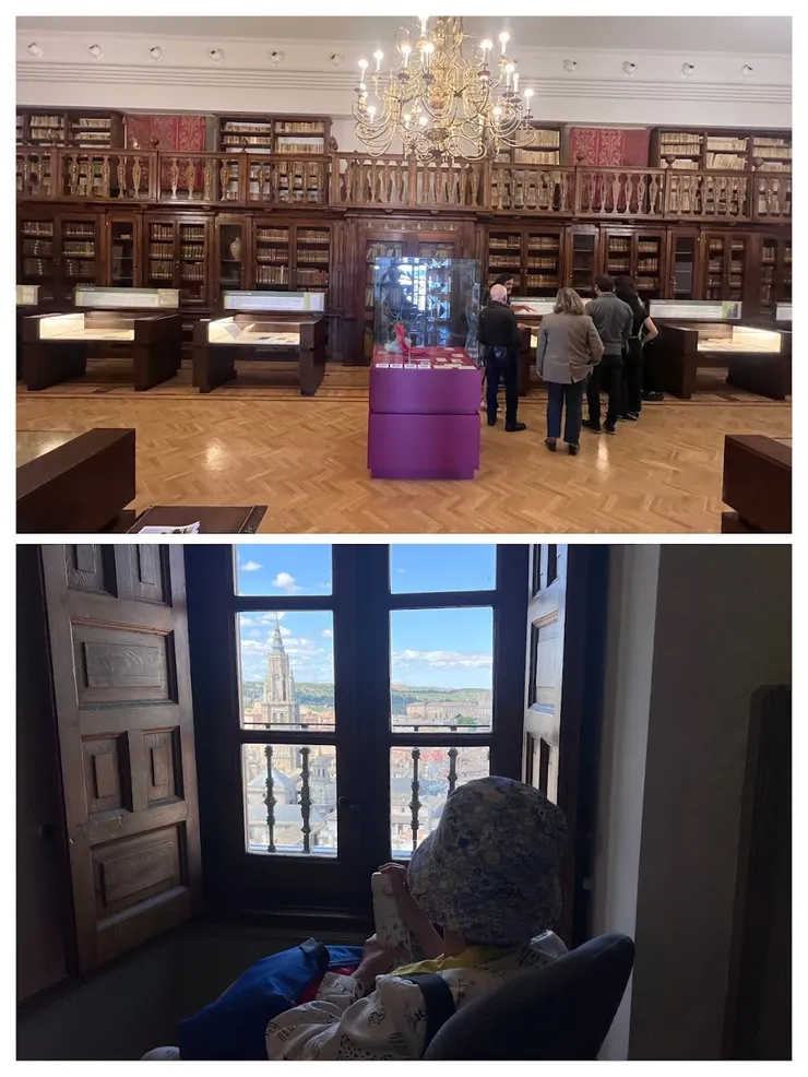 城堡頂樓是卡斯蒂利亞-拉曼恰圖書館