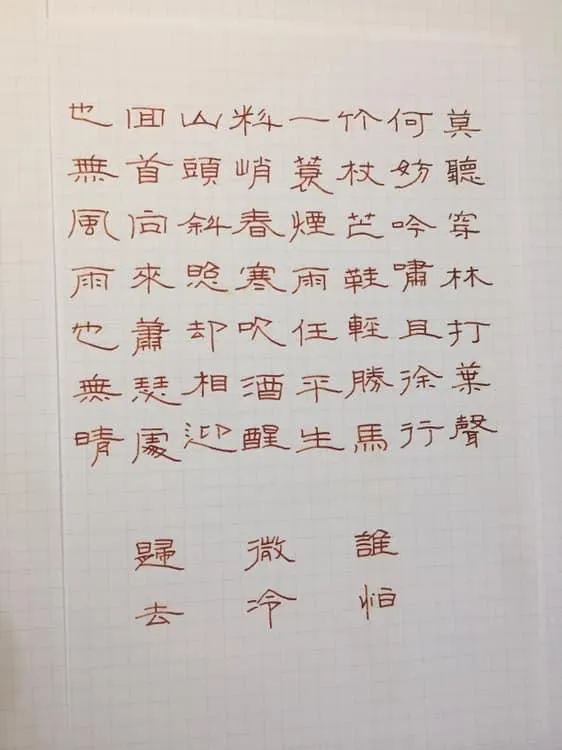 蘇軾《定風波》