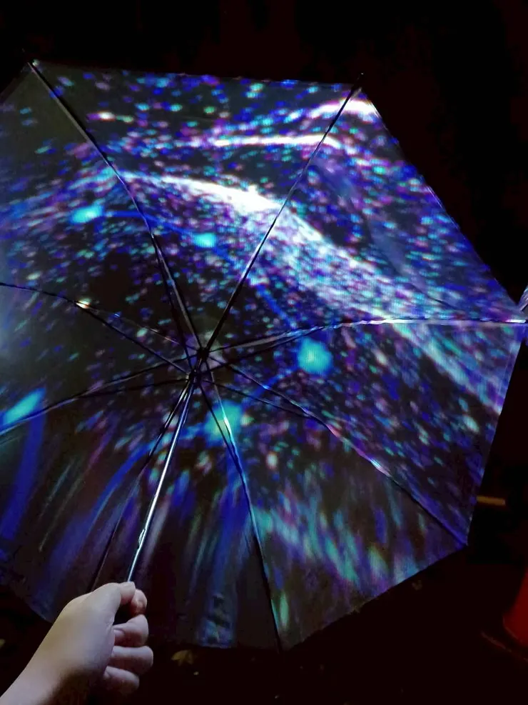 很值得一看的燈光夜展，有紅葉一定更好看