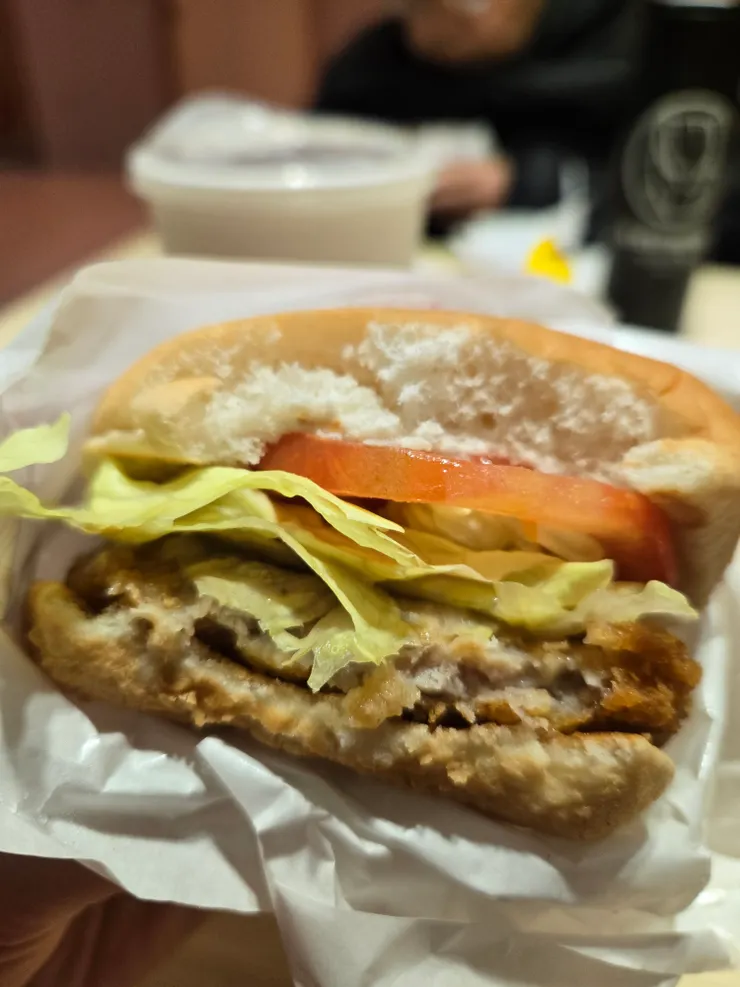 來張漢堡剖面照真的看起來很好吃