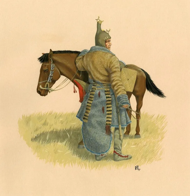 斯基泰人畫像&nbsp;A Scythian (reconstruction by Dimitri Pozdniakov)&nbsp;| Wikimedia Commons