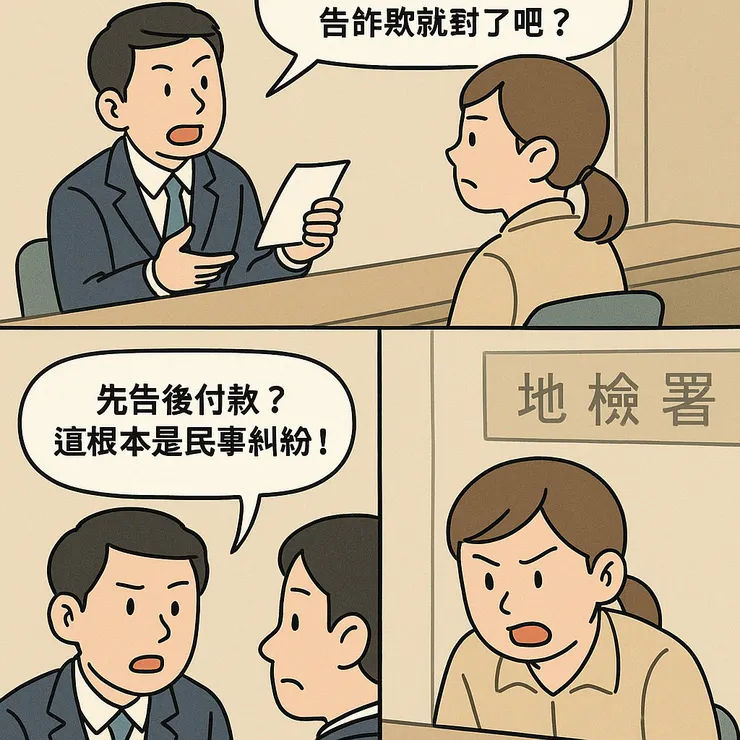 欠錢不還告刑事！？