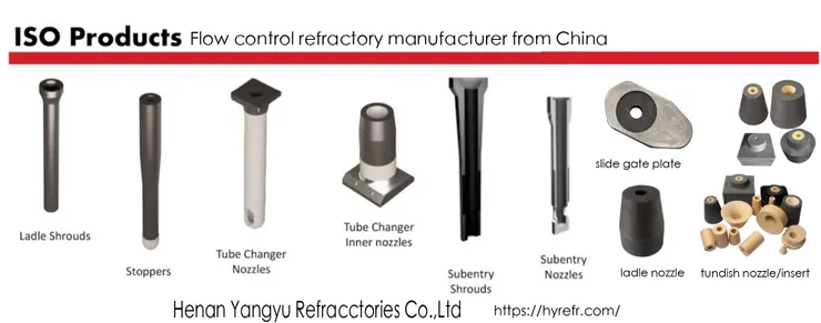 flow control refractory-ladle shroud sub entry shroud