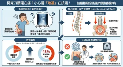 開完刀腰還在痛？談腰椎融合術後的薦髂關節痛
