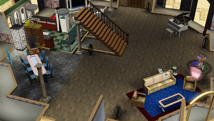 不過很大，每個地方都自成一角。