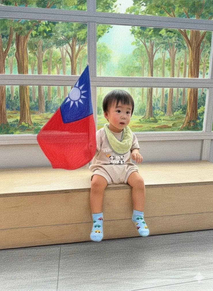 歡慶國慶的樂樂