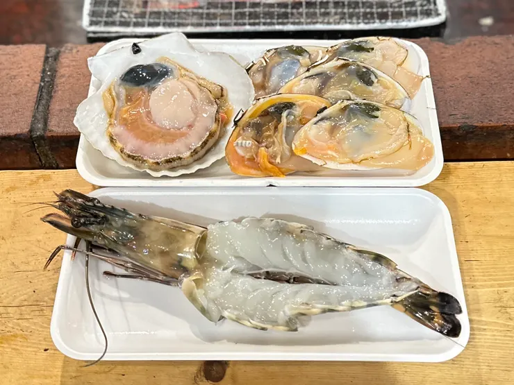 洗乾淨之後就可以直接燒來吃!