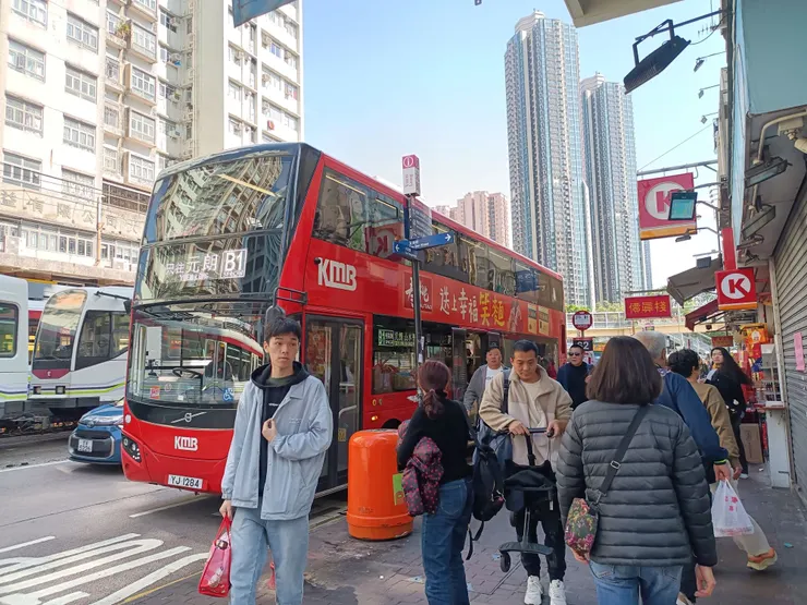 B1線_元朗又新街站_S15月台(站牌)_附近景觀