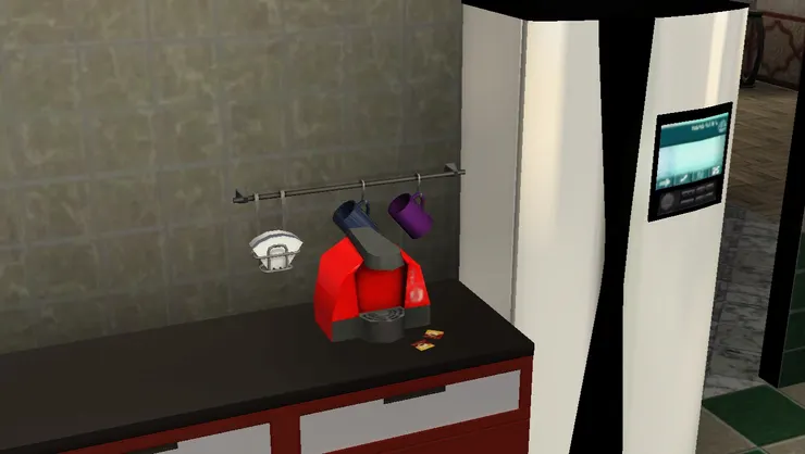 不喝咖啡的人卻有台咖啡機。