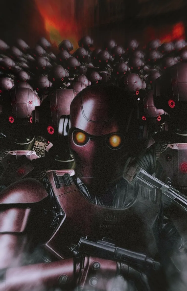 第一次使用人控Ai機器人作戰