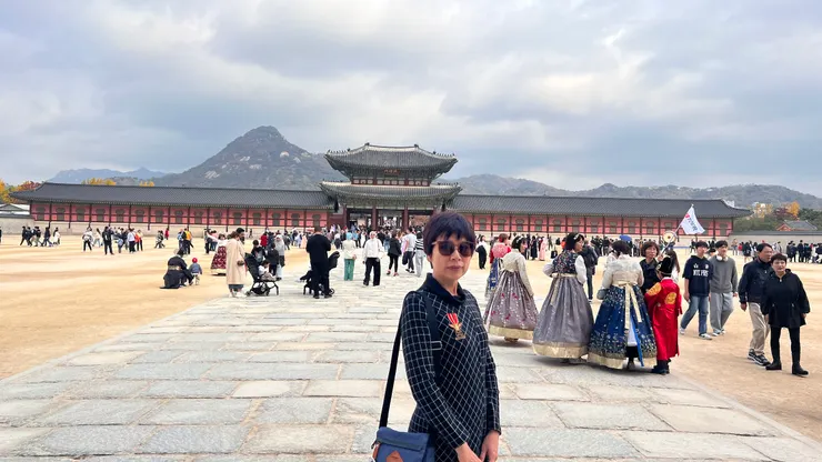  好多遊客的景福宮