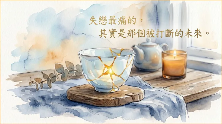 真正的痛，往往不在於失去一個人，而是失去了那個曾經深信不疑的未來。