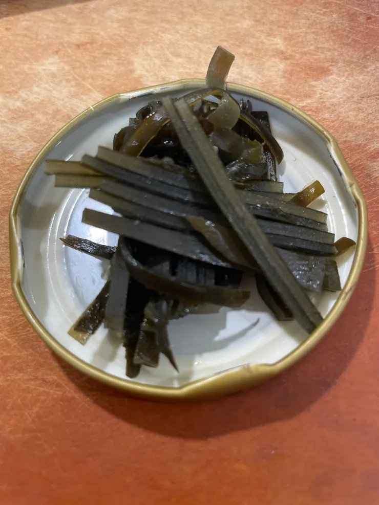 昆布片切絲
