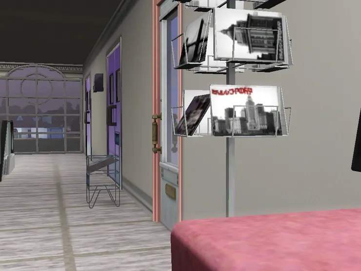 有各機構和個人寄放的課程宣傳小單張。