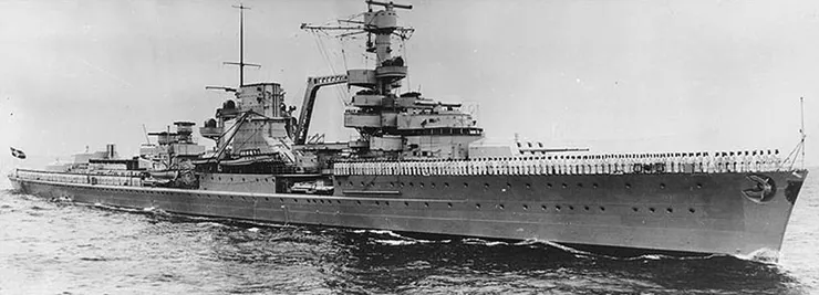 萊比錫號輕巡洋艦，約攝於1936年。