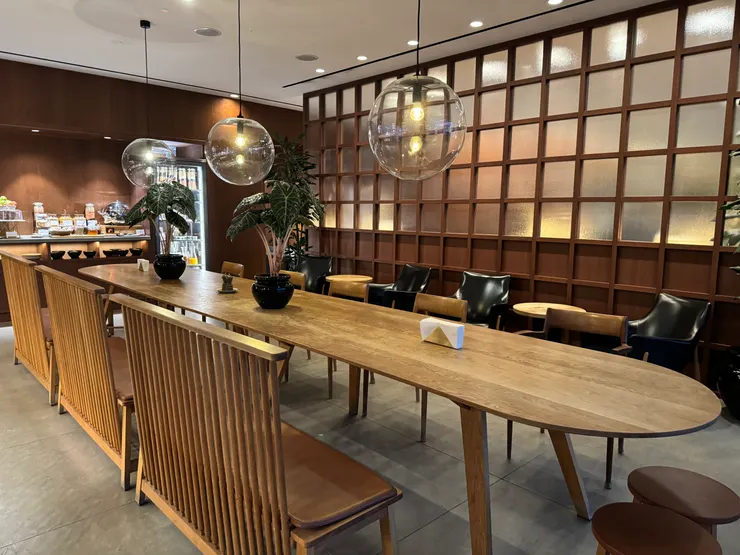 看起來很舒適的用餐區域