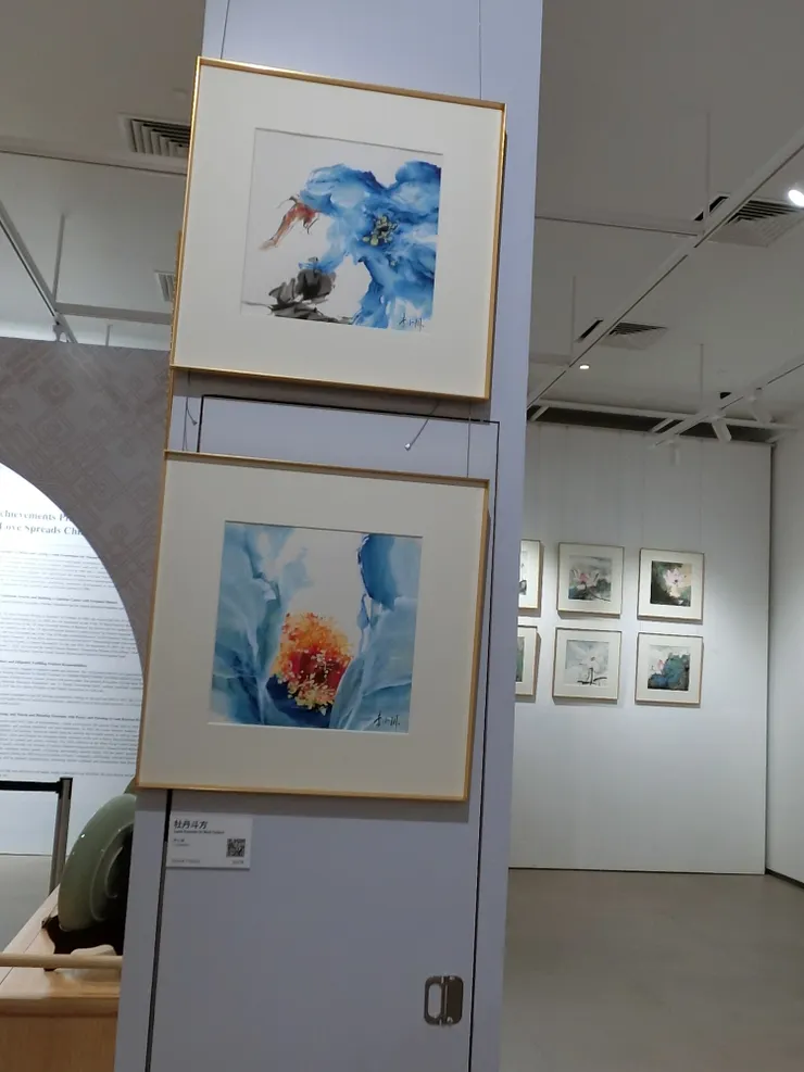 也有現代感的水彩。