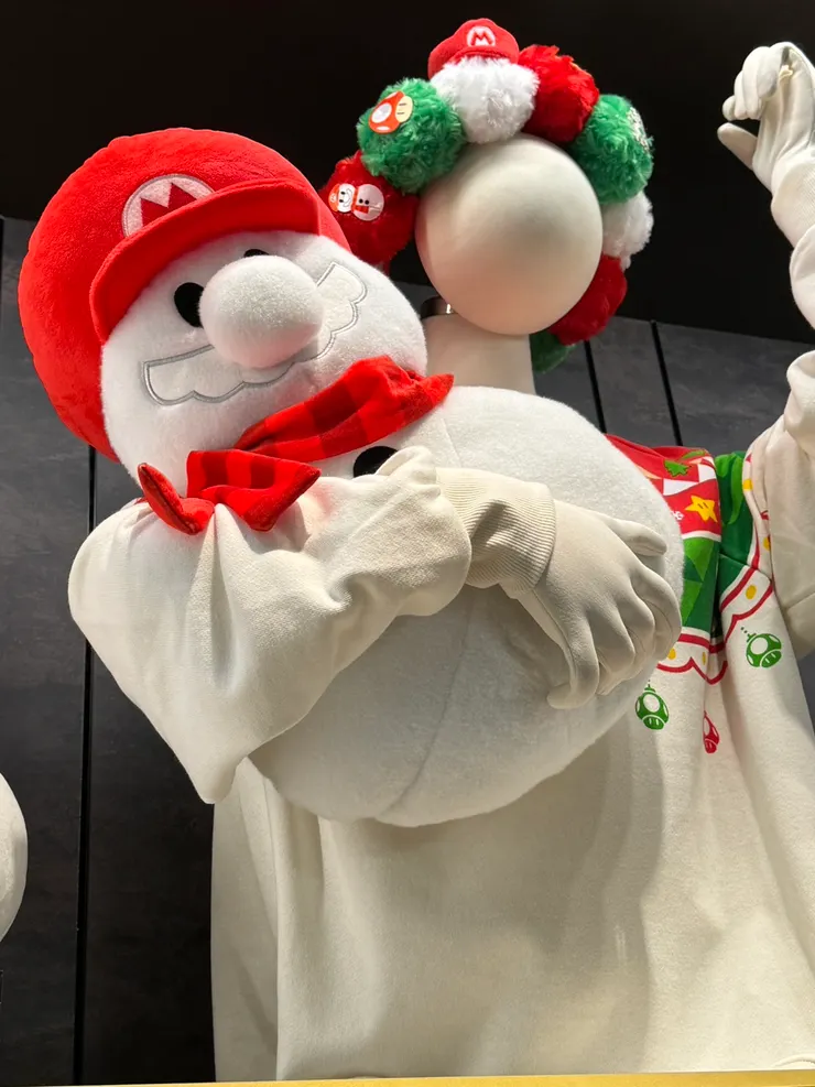瑪利歐的聖誕老人版胖娃娃,有大、中、小