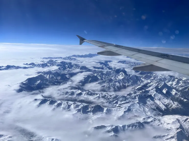 雪域高原，機上的震撼