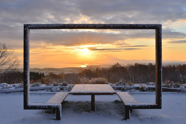 冬日難得有暖陽，見到太陽要好好珍惜。