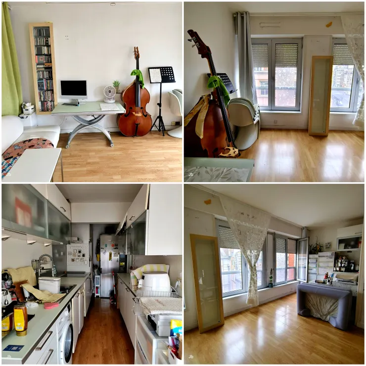 【怡青的溫馨小窩，東西其實不少，但她像老婆一樣也是收納大師，所以仍覺整潔寬敞。】