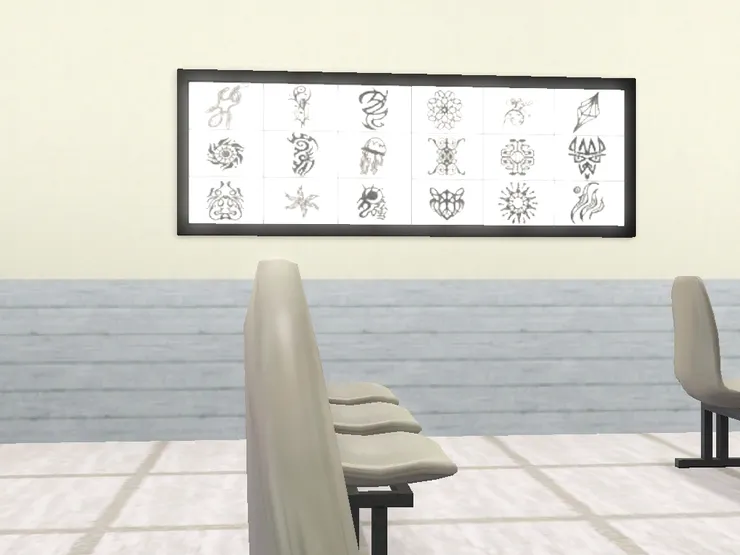 這房間掛的圖畫比較有趣。