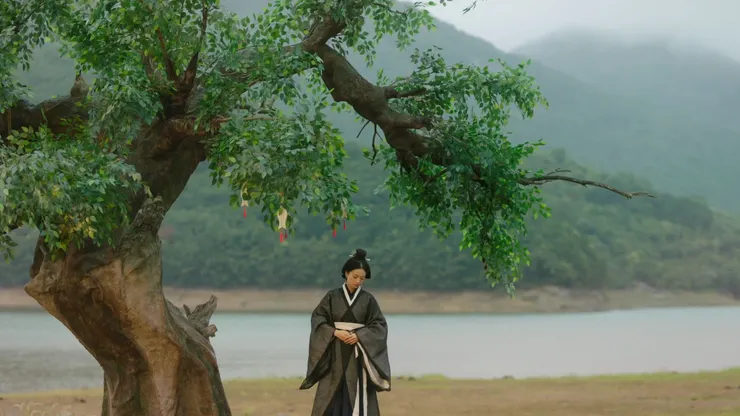 截圖比較不明顯，不過仔細看紅繩的數目有五條