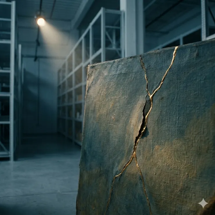 裂痕被細緻地修補，痕跡仍然存在，卻被重新解釋為另一種完整。〈本內文示意圖由AI協助生成。〉