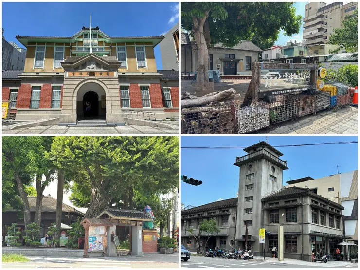 位於虎尾市區的四棟古蹟，用走路就可以蒐集完畢非常方便